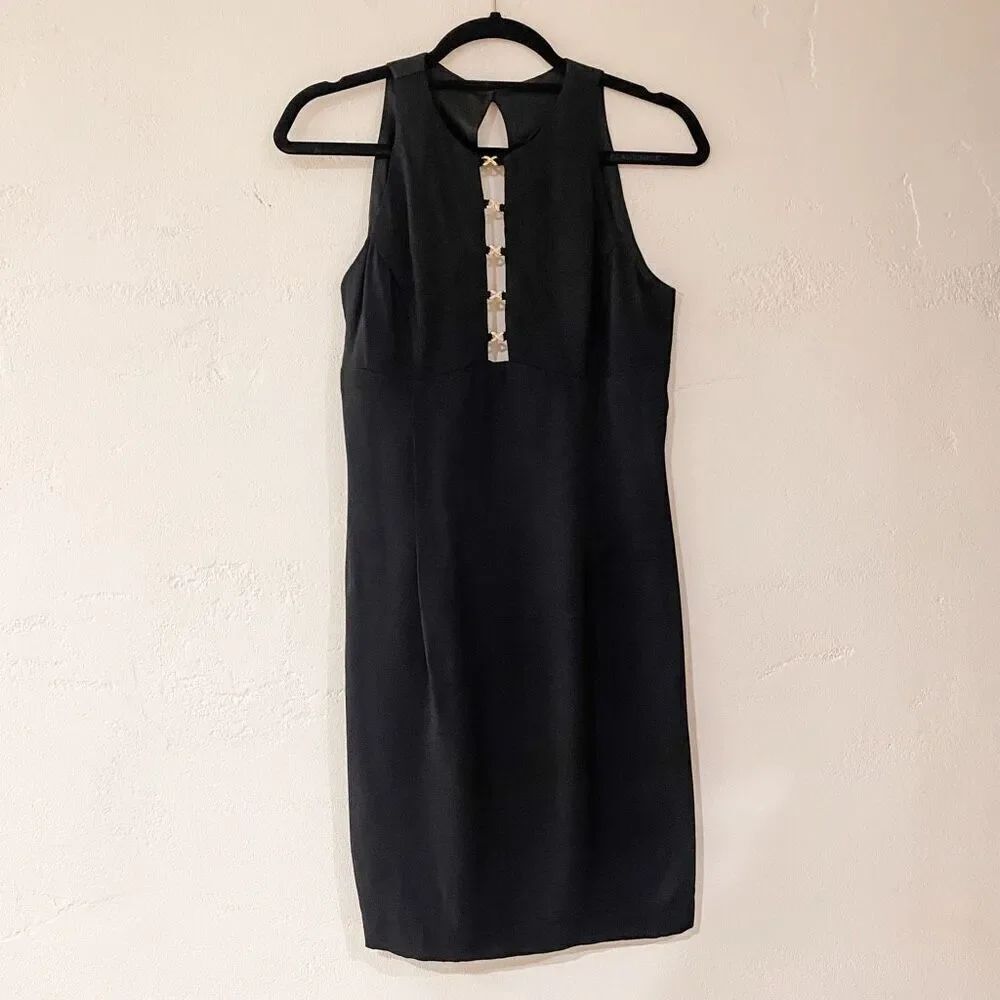 Gunne Sax Jessica McClintock Vintage 90’s Mini Dress in Black Size 9/10